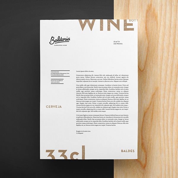 Baldoria – Garrafeira x Bar 酒吧視覺形象設計(原圖尺寸:600x600px) Baldoria – Garrafeira x Bar 酒吧視覺形象設計