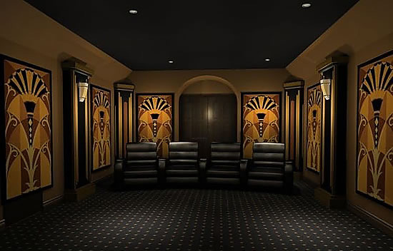 別墅影院裝修 帶您領略非同凡響的視覺盛宴