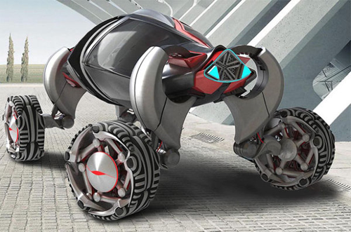 瘋狂科幻可做UI參考概念車設計