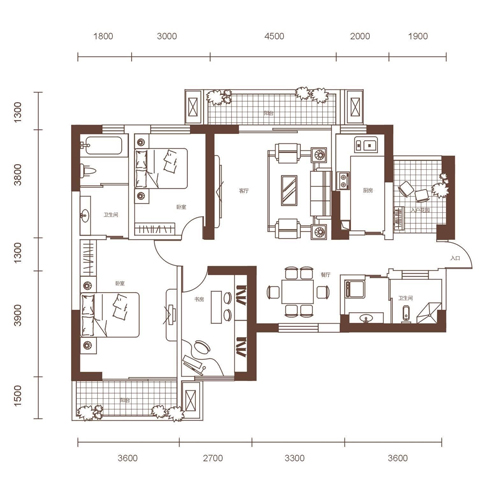 裝修設計之選好戶型的黃金法則