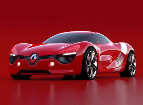 紅色雷諾概念車設計欣賞