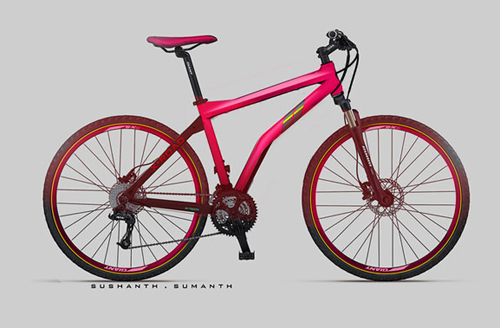 印度sushanth時尚自行車設計作品