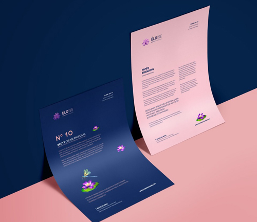 ELOISE蓮花自然元素美容化妝品設計