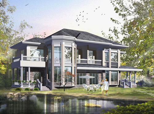 別墅建筑設(shè)計(jì)一一經(jīng)典裝飾