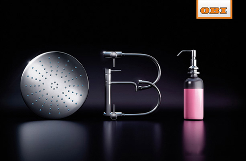 OBI家裝與園藝品牌平面廣告設計