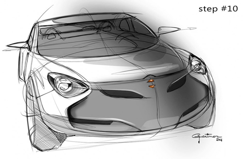 澳大利亞多款汽車設計手稿