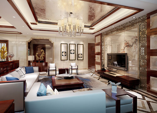 中式裝修設計體現一種東方民族的手工元素