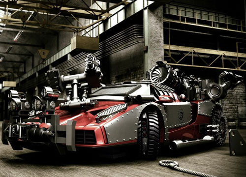 工業(yè)設(shè)計|戰(zhàn)斗汽車暴力改裝