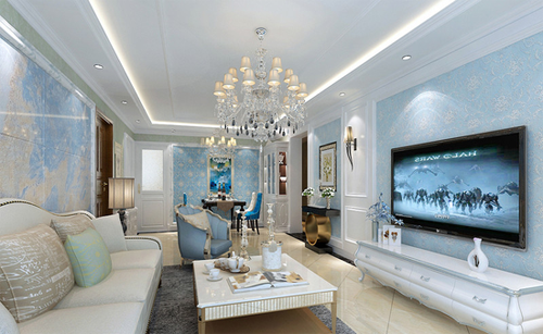 藍白色調布置居室 營造輕盈愉悅的家居氛圍