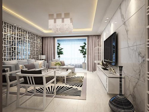 創意裝修設計 讓人美醉了的新中式沙發墻