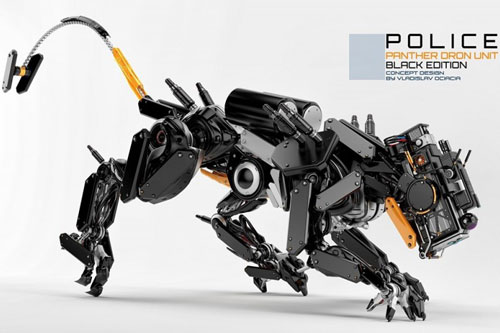 工業設計:具有科技感的機器人設計