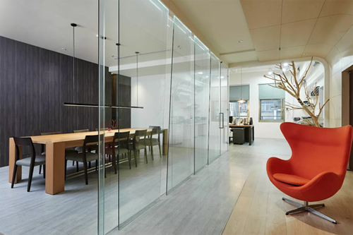 讓地景變成風景的辦公室地板設計