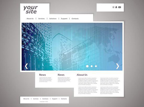 網站建設如何用邊框設計突出網頁設計條理性