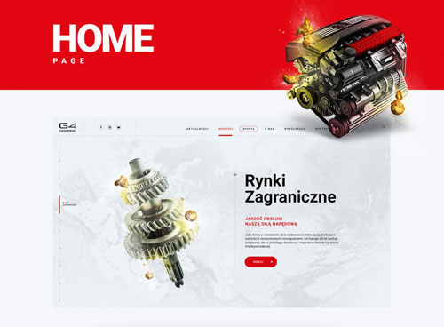 汽車配件網站設計