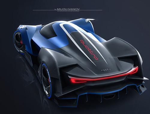 保加利亞Milen Ivanov奧迪概念跑車設(shè)計