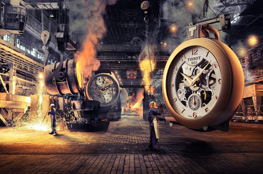 巨型工業手表建筑設施