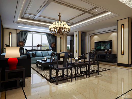 從用材和色彩兩方面說說新中式裝修設計