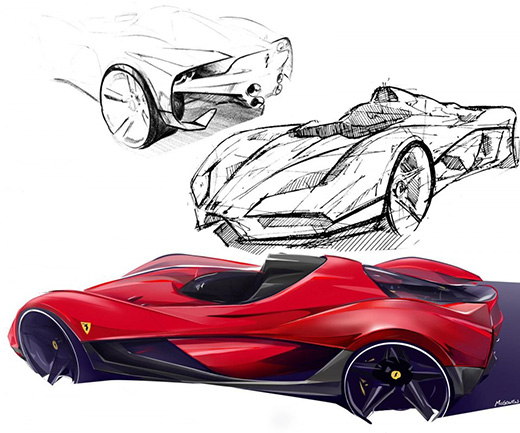 法拉利 Xezri 概念車1600px模型圖