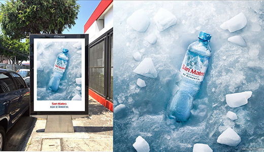 San Mateo礦泉水三款海報設計