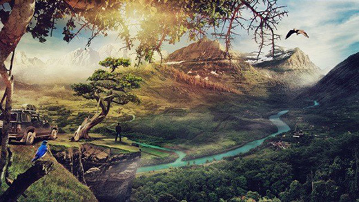 平面設計:PS合成的境界