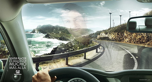 幾個汽車廣告合成術