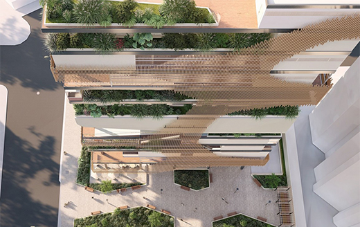 BARU商業大廈新型植物整合建筑設計