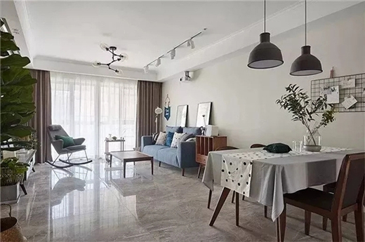 這樣設計,讓客餐廳空間既相連又獨立