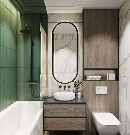 10個裝修設計原則,讓小衛生間也能有豪宅的大氣!