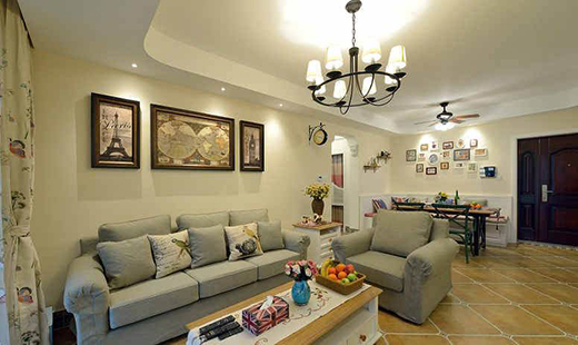 現代美式風格裝修設計,時尚大氣的家居空間,堪稱完美!