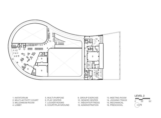 結構嚴謹、空間協調的建筑設計