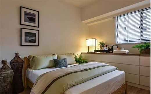 簡約大戶型兩居室,純色裝,優雅大氣!