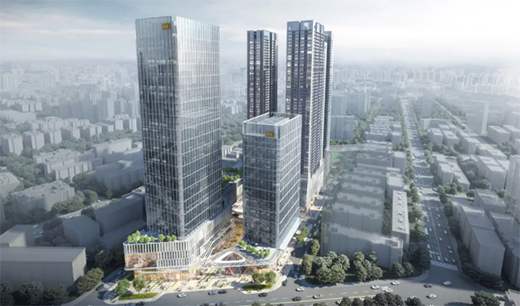 10 DESIGN 設計的深圳華潤置地筍崗中心建設火熱進行中