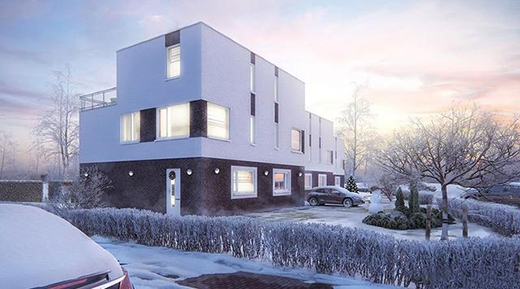 ZINGVR國外優秀建筑設計作品:冬季印象黃昏|CGI