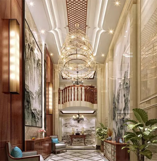 850平新中式別墅,這樣設計更多采光更多通風