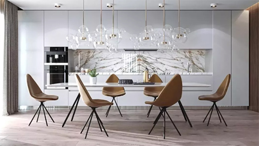 餐廳吊燈布局方式 ,雅致溫馨好情趣,讓人胃口大開