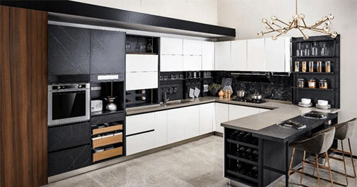 不規(guī)則廚房裝修設(shè)計(jì),你所不知道的空間妙用