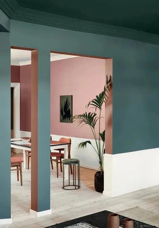 推陳出新冷暖色互拼,打造亮麗時尚空間