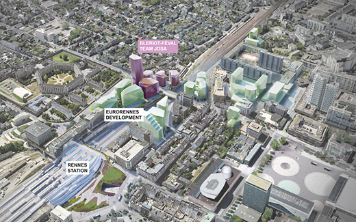 法國(guó)住宅凹槽塔樓建筑設(shè)計(jì)