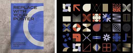 2021 平面設計趨勢:對混亂的審美反應